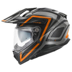 Givi 80.1 Apex H801FAXTE casco integrale titanio opaco/nero/arancio – vista laterale