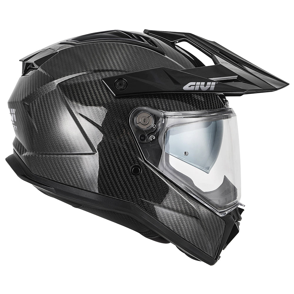 Givi 80.1 Carbon H801CCRSD casco integrale carbonio lucido – vista laterale opposta