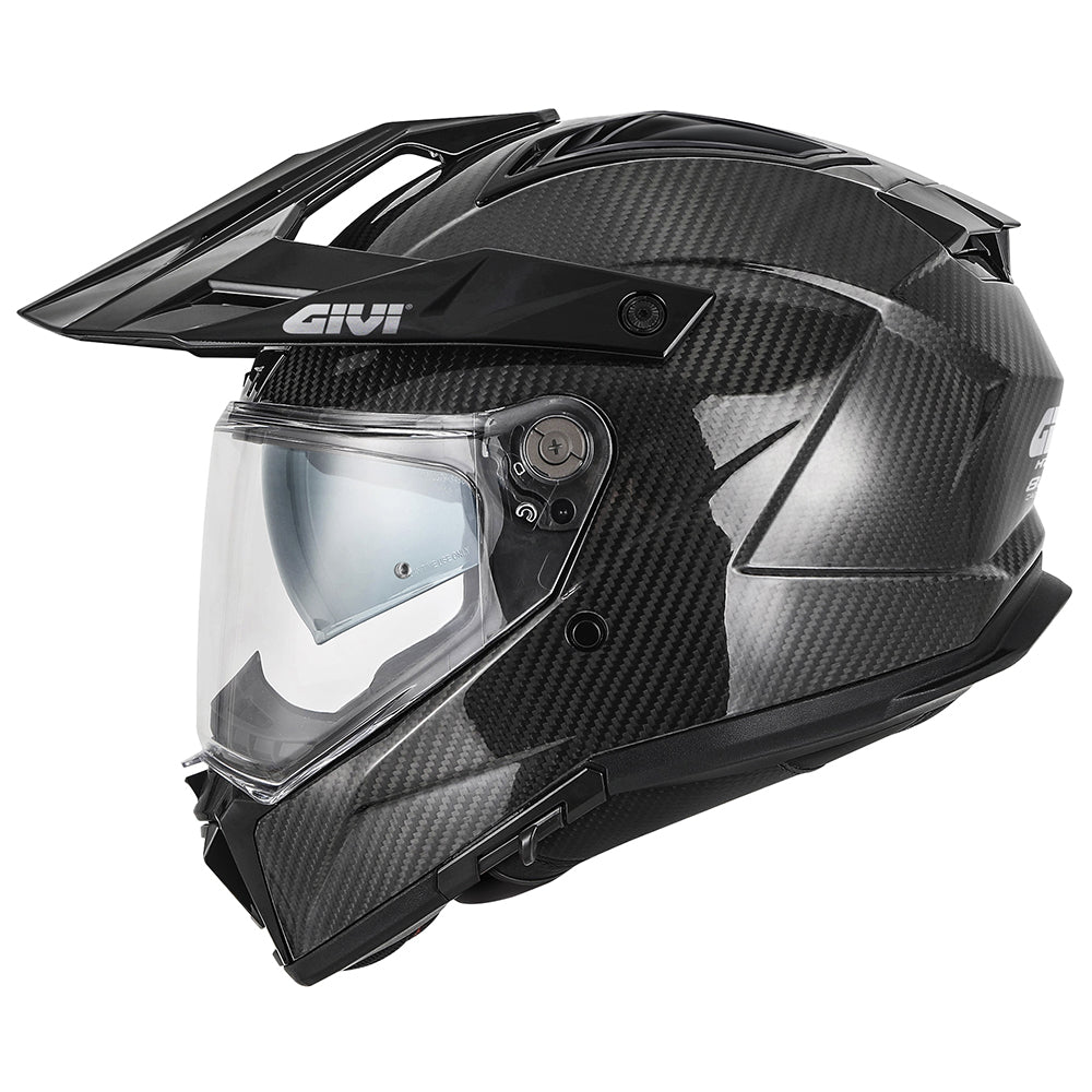 Givi 80.1 Carbon H801CCRSD casco integrale carbonio lucido – vista laterale