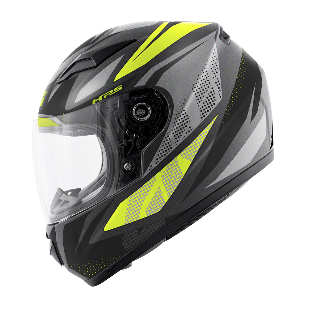 Givi J04 Evo Follow HJ04RFWBY casco integrale bambino nero/titanio/giallo fluo – vista laterale
