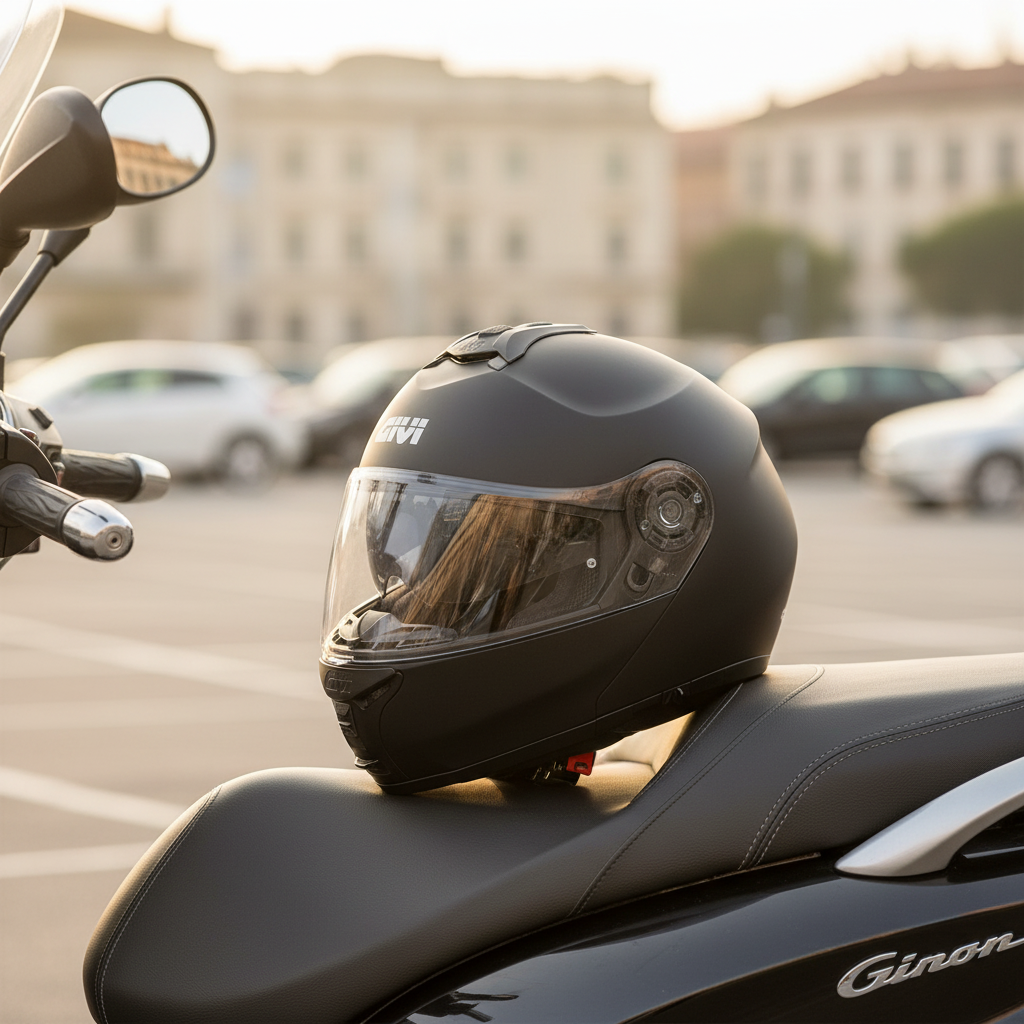 Givi X.20 Expedition Nero Opaco – Casco Modulare P/J ECE 22.05 - Moon Bike - Vista 9
