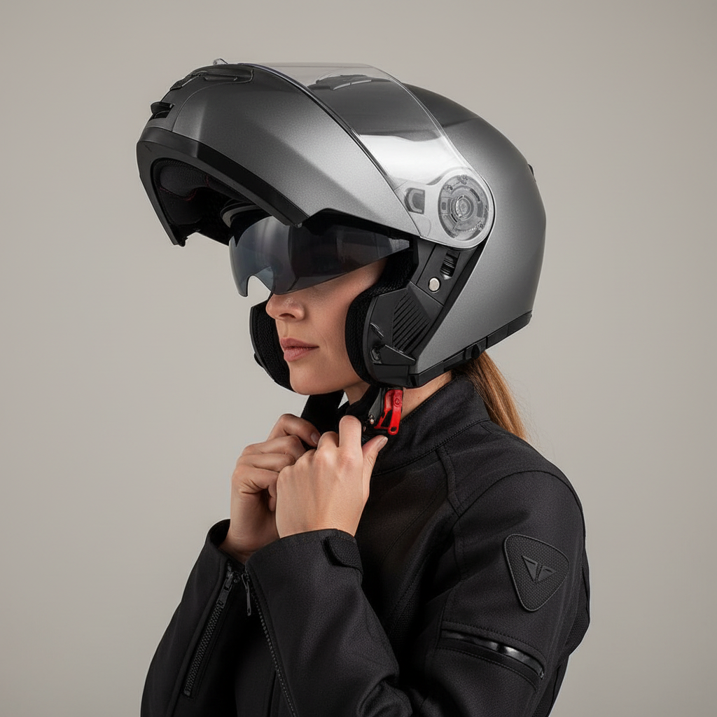 Givi X.20 Expedition Titanio Opaco – Casco Modulare P/J ECE 22.05 - Moon Bike - Vista 9