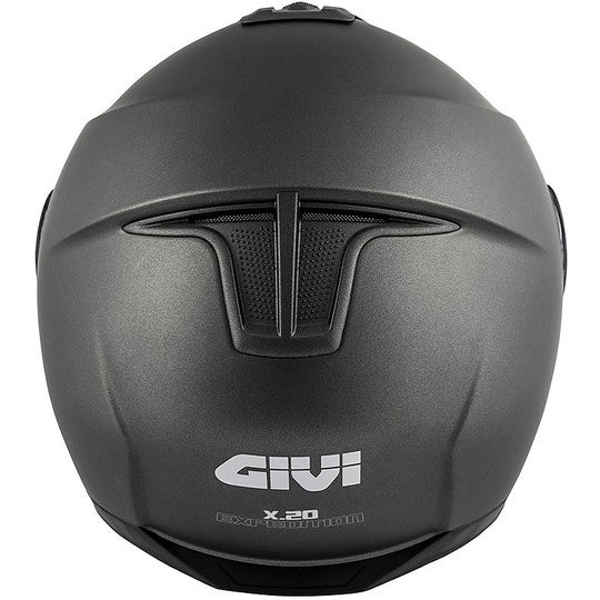 Givi X.20 Expedition Titanio Opaco - vista posteriore