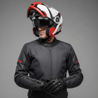 Givi X.21 Challenger Spirit Bianco/Rosso – Casco Modulare P/J ECE 22.05 - Moon Bike - Vista 10