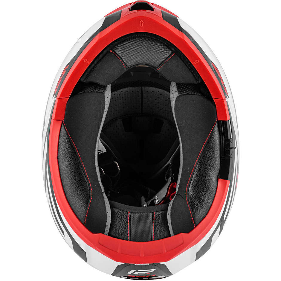Givi X.21 Challenger Spirit Bianco Rosso - tre quarti