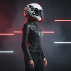 Givi X.21 Challenger Spirit Bianco/Rosso – Casco Modulare P/J ECE 22.05 - Moon Bike - Vista 15