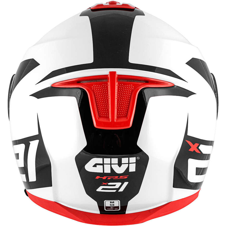 Givi X.21 Challenger Spirit Bianco Rosso - interni