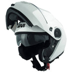 Givi X21 EVO Solid Bianco Lucido - casco modulare vista frontale