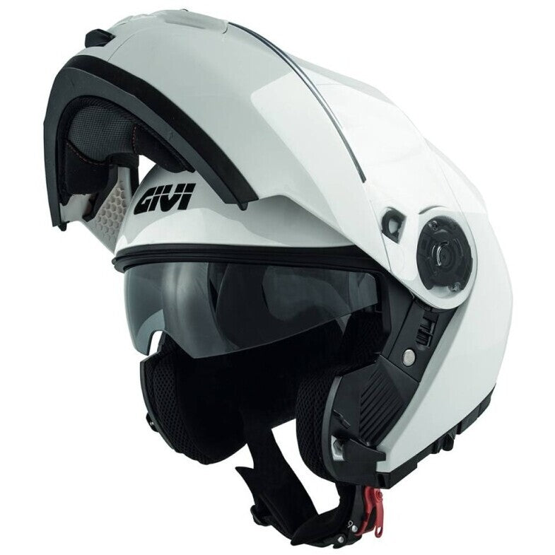 Givi X21 EVO Solid Bianco Lucido - casco modulare vista frontale
