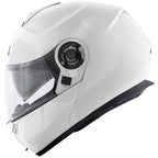 Givi X21 EVO Solid Bianco Lucido - casco modulare vista laterale