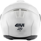 Givi X21 EVO Solid Bianco Lucido - casco modulare mentoniera aperta