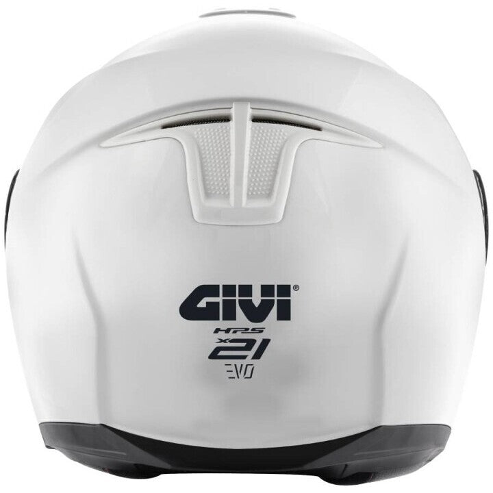 Givi X21 EVO Solid Bianco Lucido - casco modulare mentoniera aperta