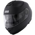 Givi X21 EVO Solid Nero Opaco - casco modulare vista posteriore