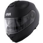 Givi X21 EVO Solid Nero Opaco - casco modulare vista posteriore