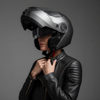 Givi X21 EVO Solid Titanio Opaco – Casco Modulare P/J ECE 22.06 - Moon Bike - Vista 8