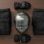 Givi X21 EVO Solid Titanio Opaco – Casco Modulare P/J ECE 22.06 - Moon Bike - Vista 6