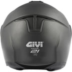Givi X21 EVO Solid Titanio Opaco - casco modulare dettaglio