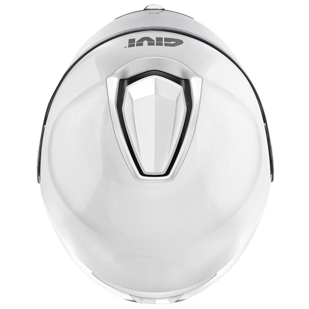 Givi X26 Solid Color HX26BB910 casco modulare bianco lucido – vista dall'alto