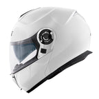 Givi X26 Solid Color HX26BB910 casco modulare bianco lucido – vista laterale