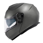 Givi X26 Solid Color HX26BG768 casco modulare titanio opaco – vista laterale