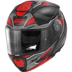 Givi X.27 Sector Nero/Titanio/Rosso - casco modulare vista frontale