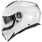 Givi X27 Solid Color HX27BB910 casco modulare bianco lucido – vista laterale