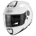 Givi X27 Solid Color HX27BB910 casco modulare bianco lucido – vista di tre quarti anteriore