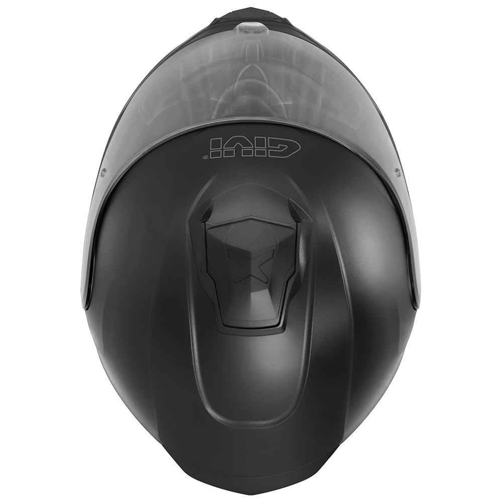 Givi X27 Solid Color HX27BN900 casco modulare nero opaco – vista dall'alto