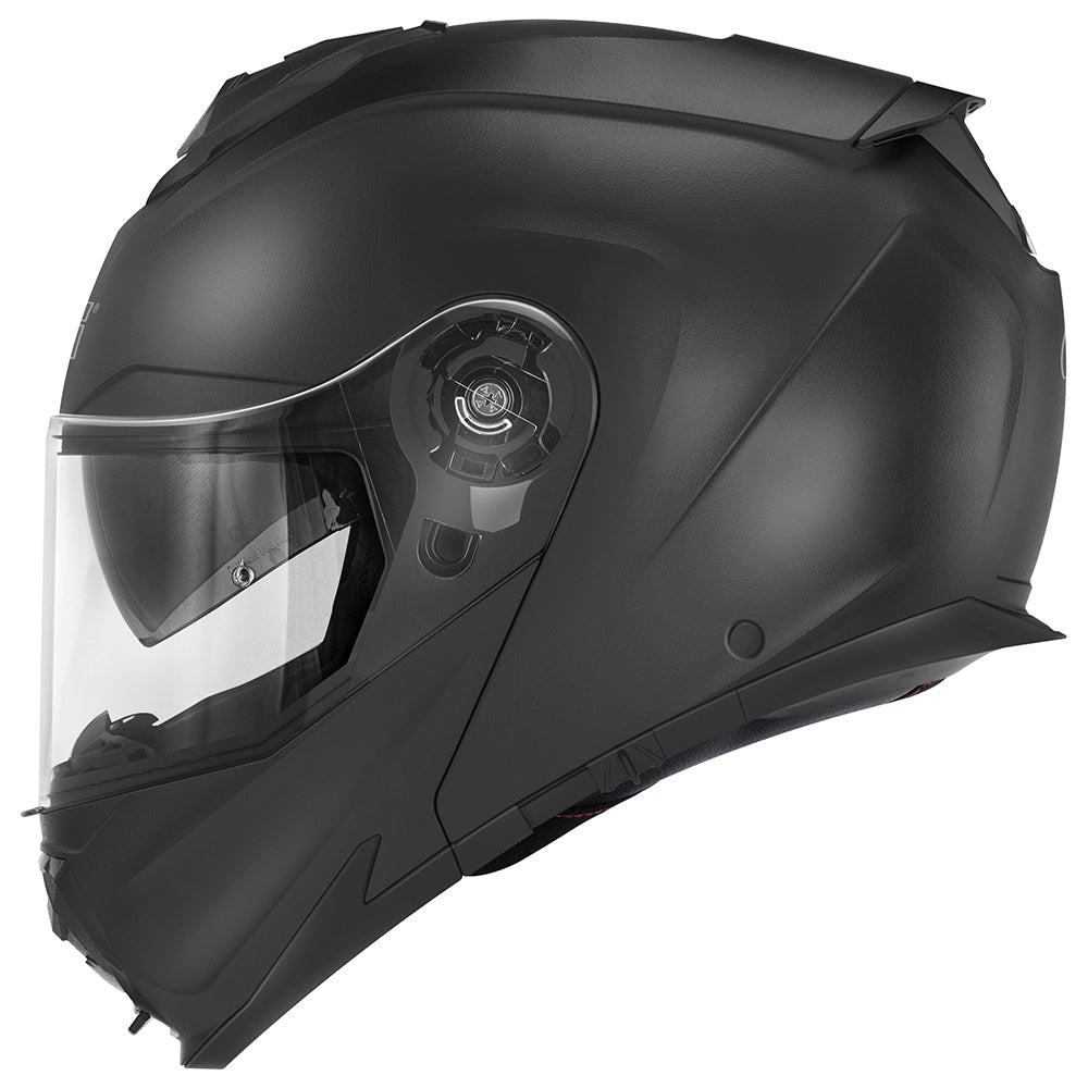 Givi X27 Solid Color HX27BN900 casco modulare nero opaco – vista laterale