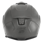 Givi X27 Solid Color HX27BG768 casco modulare titanio opaco – vista posteriore
