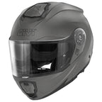 Givi X27 Solid Color HX27BG768 casco modulare titanio opaco – vista di tre quarti anteriore