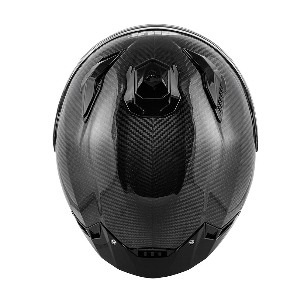 Givi X31 Carbon Solid Color HX31CCRSD casco jet carbonio lucido – vista dall'alto
