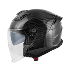 Givi X31 Carbon Solid Color HX31CCRSD casco jet carbonio lucido – vista laterale