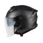 Givi X31 Solid Color HX31BN900 casco jet nero opaco – vista laterale