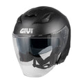 Givi X31 Solid Color HX31BN900 casco jet nero opaco – vista di tre quarti anteriore