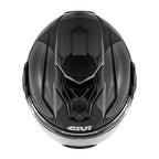 Givi X36 Carbon Solid Color HX36CCRSD casco modulare carbonio lucido – vista dall'alto