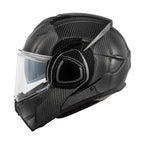 Givi X36 Carbon Solid Color HX36CCRSD casco modulare carbonio lucido – vista laterale