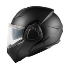 Givi X36 Fiber HX36SN900 casco modulare nero opaco – vista laterale