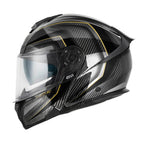 Givi X50 Carbon HX50DCRBN casco modulare carbonio nero/oro – vista laterale