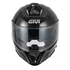 Givi X50 Carbon Solid Color HX50CCRSD casco modulare carbonio lucido – vista frontale