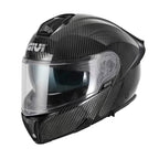 Givi X50 Carbon Solid Color HX50CCRSD casco modulare carbonio lucido – vista di tre quarti anteriore
