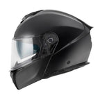 Givi X50 Fiber Solid Color HX50BN900 casco modulare nero opaco – vista laterale