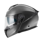 Givi X50 Fiber Solid Color HX50BG768 casco modulare titanio opaco – vista laterale