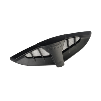 Estrattore posteriore Givi Z2459R nero con retina e logo GIVI per casco integrale 50.4