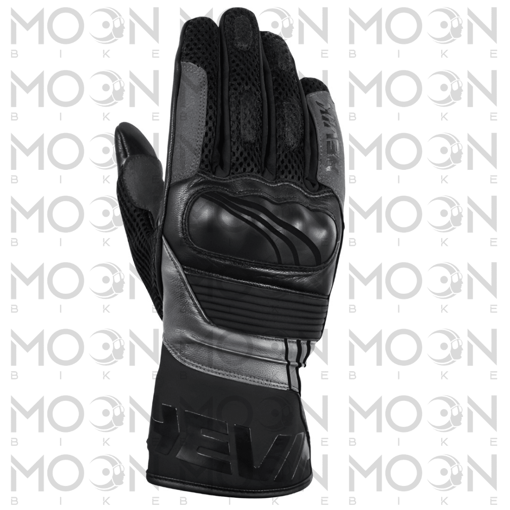 Guanti Moto Estivi HEVIK Helios - Pelle Touch CE - Adventure Touring Nero/Grigio - Moon Bike S.r.l.Guanti MotoHevik8029871143458Moon Bike S.r.l.