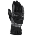 Guanti moto estivi Hevik Helios HGS109BG neri e grigi, dorso con protezione rigida sulle nocche