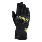 Guanti moto estivi Hevik Helios-R HGS109BYR neri e giallo fluo, dorso con protezione rigida sulle nocche