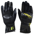 Paio di guanti moto estivi Hevik Helios-R HGS109BYR, palmo e dorso