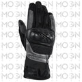 Hevik Guanti Moto Estivi HEVIK Helios - Pelle Touch CE - Adventure Touring Nero/Grigio Nero Guanti da moto - Moon Bike - Vista 1