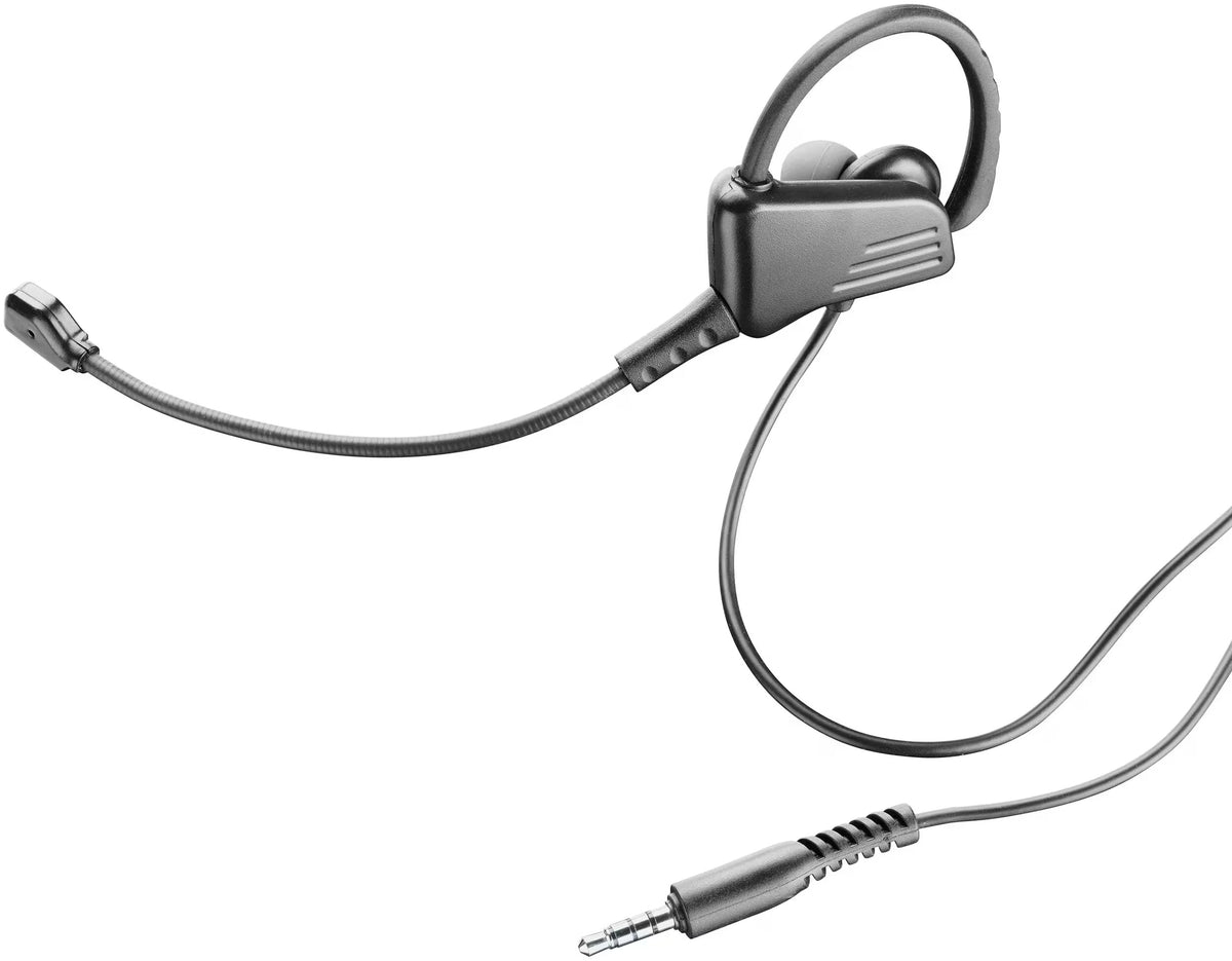Interphone Auricolare a filo mono con microfono ad asta 2021 AUINEAR21: auricolare con microfono ad asta e jack